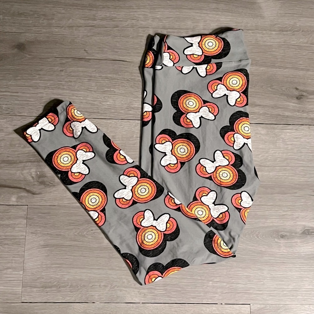 Tall & Curvy Disney x LulaRoe Minnie Lollipop Leggings NWT
